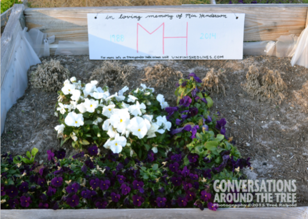 In loving memory of Mia Henderson. 1988 - 2014 For more information on transgender hate crimes visit unfinished lives.com