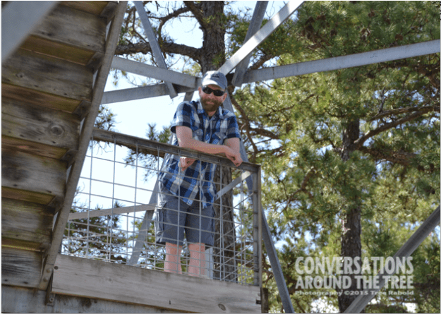 Corey waiting patiently