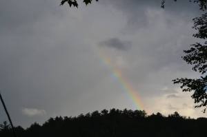 Rainbow over Chub Lake